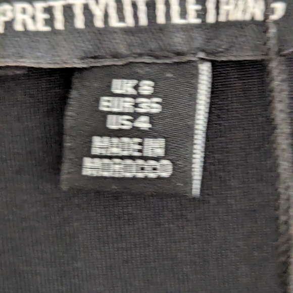 NWT Size 4 US Pretty Little Thing Disco Sweetheart Slinky Jumpsuit Long Sleeves - Picture 4 of 7